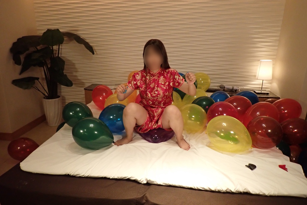 Kさんの風船遊び