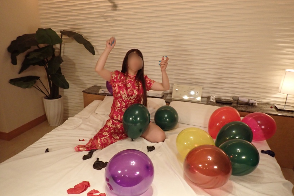 Kさんの風船遊び