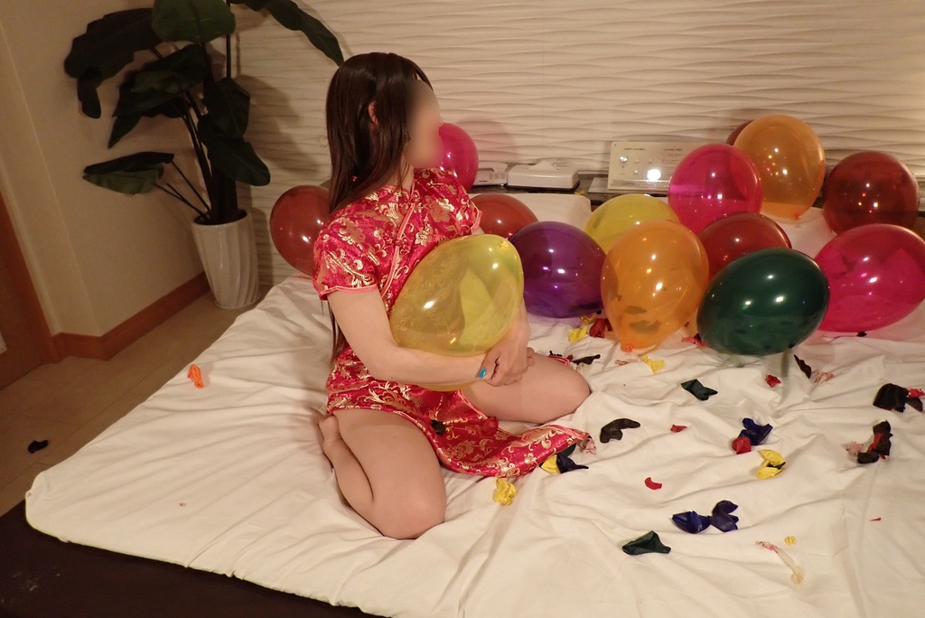 Kさんの風船遊び