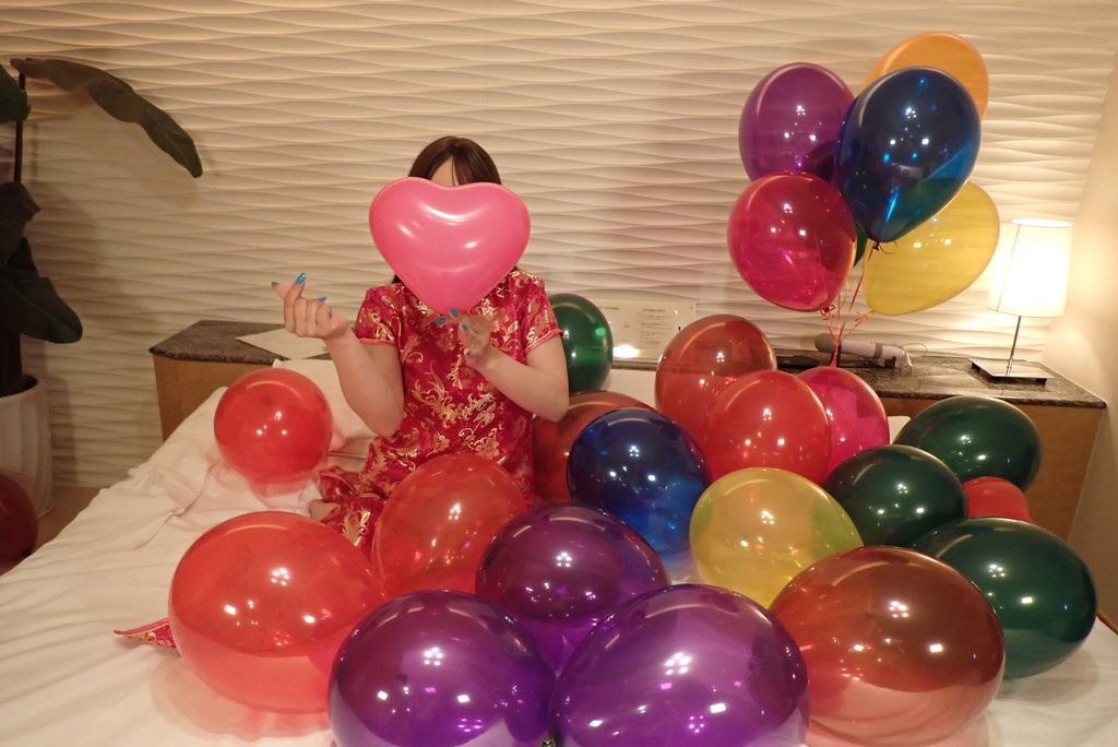 Kさんの風船遊び