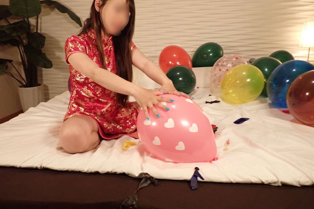 Kさんの風船遊び