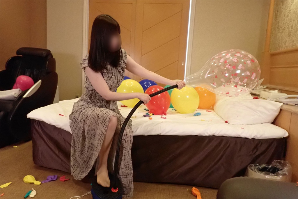 りんかさんの風船遊び