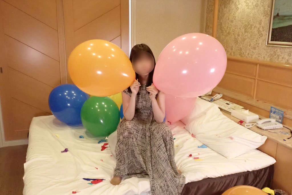 りんかさんの風船遊び