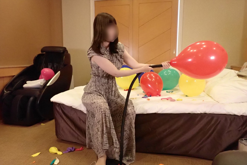 りんかさんの風船遊び