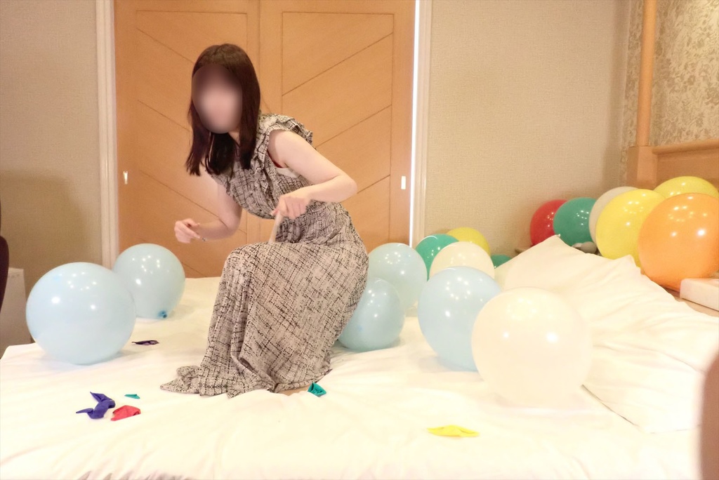 りんかさんの風船遊び