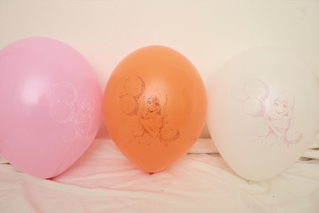 頒布は7/31 21時まで オリジナル風船「ヘリウム女の子」