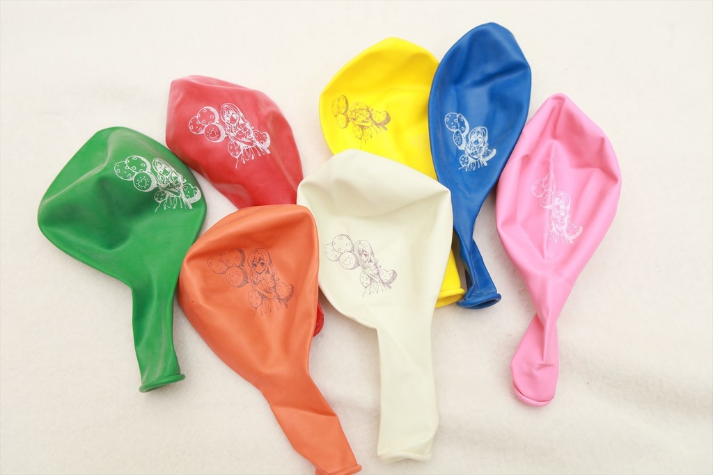 頒布は7/31 21時まで　オリジナル風船「ヘリウム女の子」