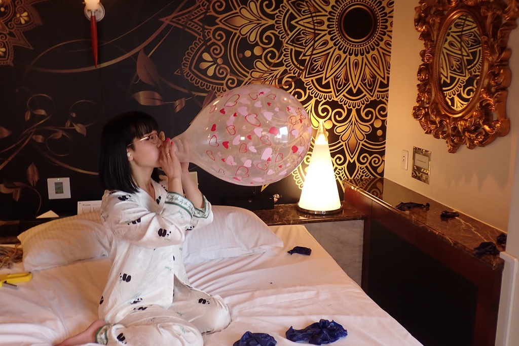 北見えりちゃんの風船遊び7