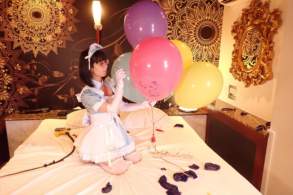 北見えりちゃんの風船遊び7