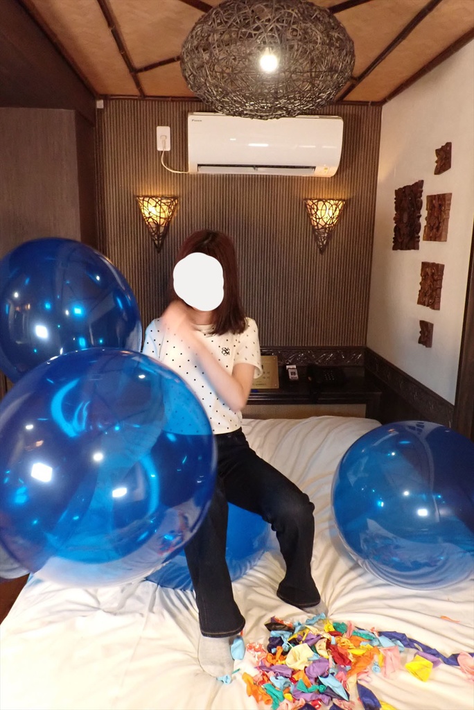 Pさんの風船遊び