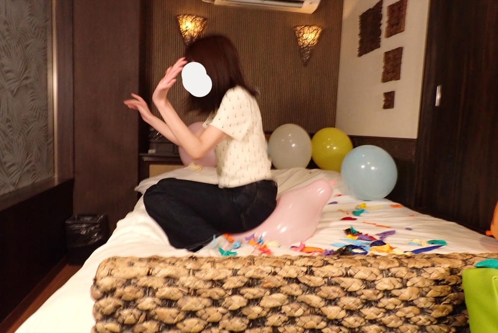 Pさんの風船遊び