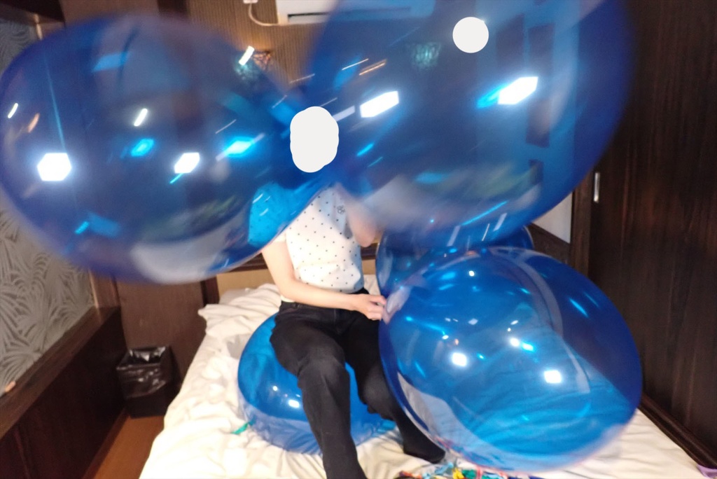 Pさんの風船遊び