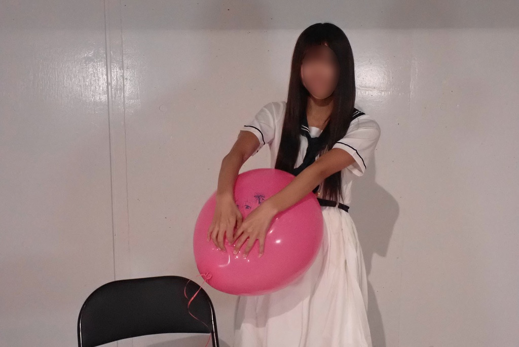 のんたんの風船遊び(大き目風船編)