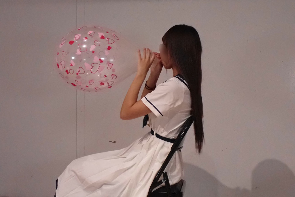 のんたんの風船遊び(大き目風船編)