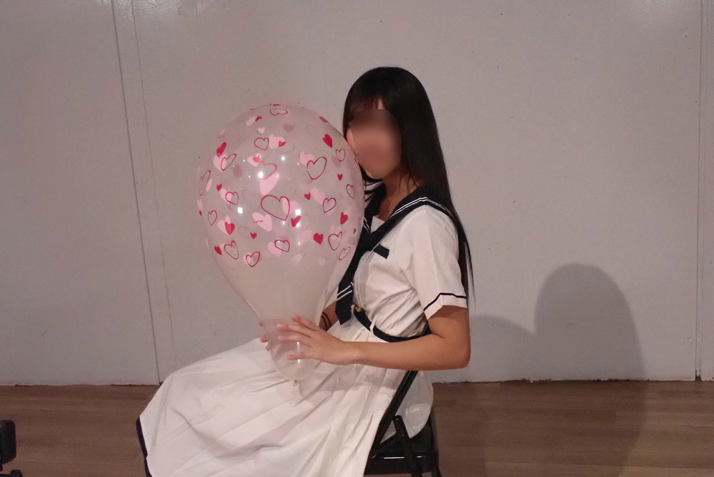のんたんの風船遊び(大き目風船編)