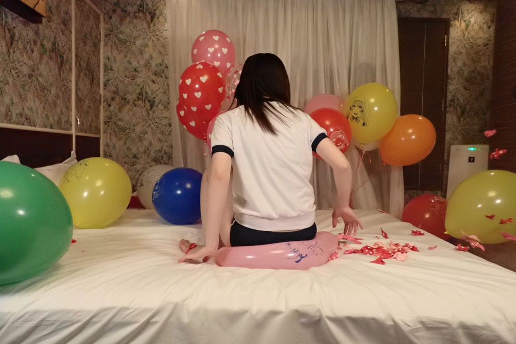 るなさんの風船遊び2