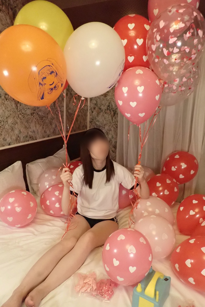 るなさんの風船遊び2