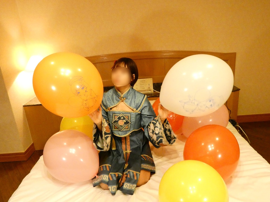 りんちゃんのりんちゃん風船遊び