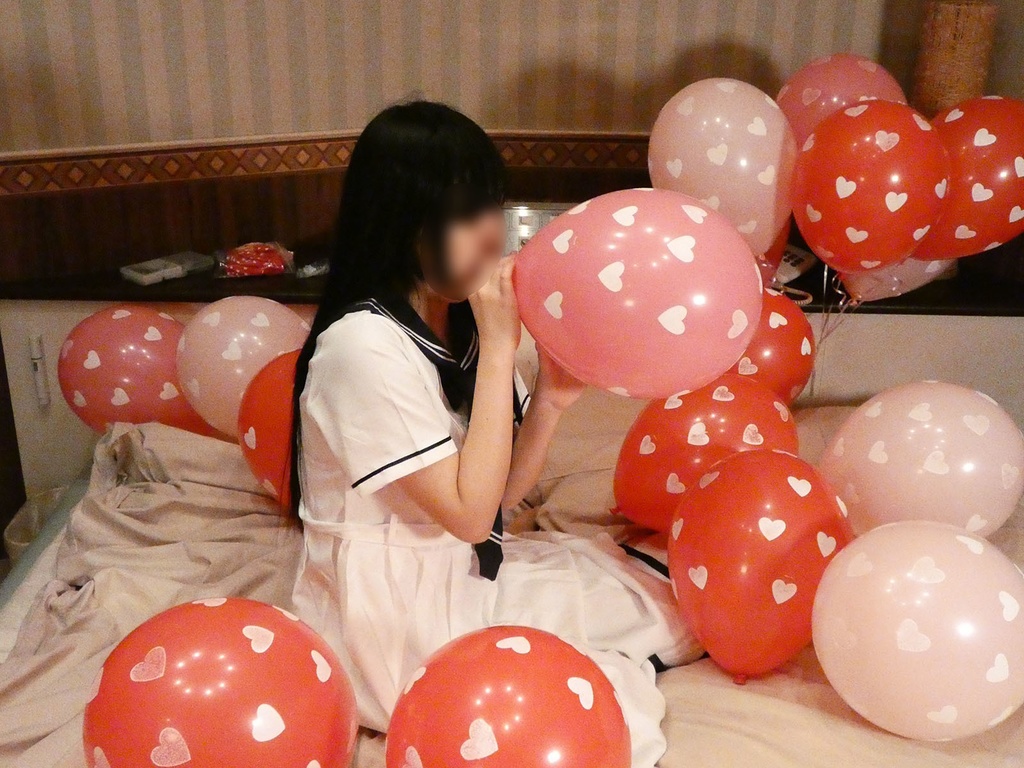 ゆきさんの風船遊び