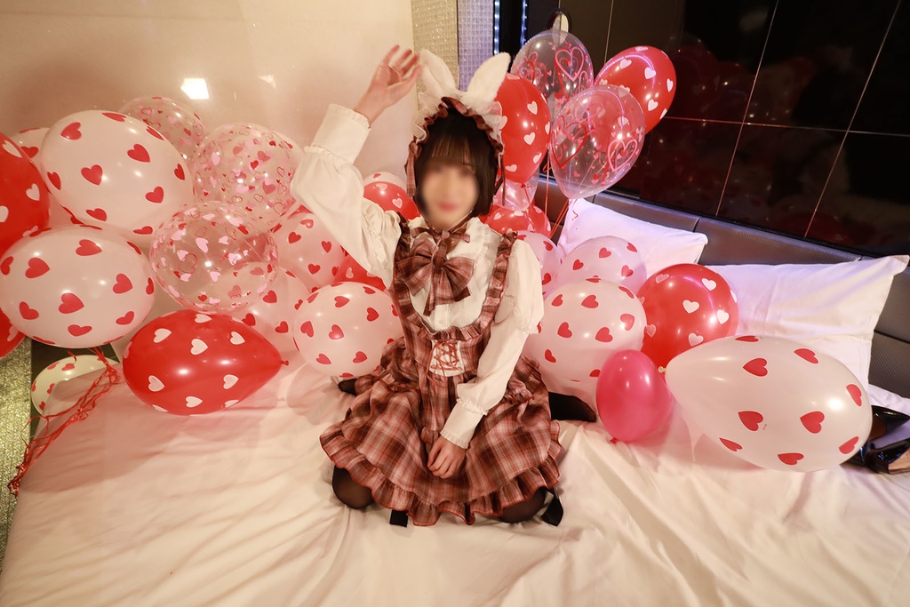 ちせさんの風船遊び