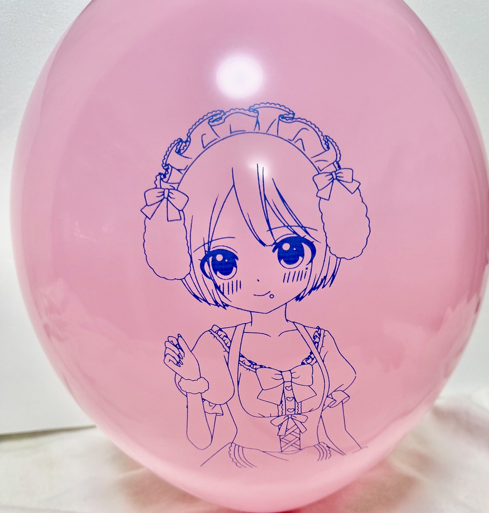 オリジナル風船9作目 ちなつちゃんふうせん