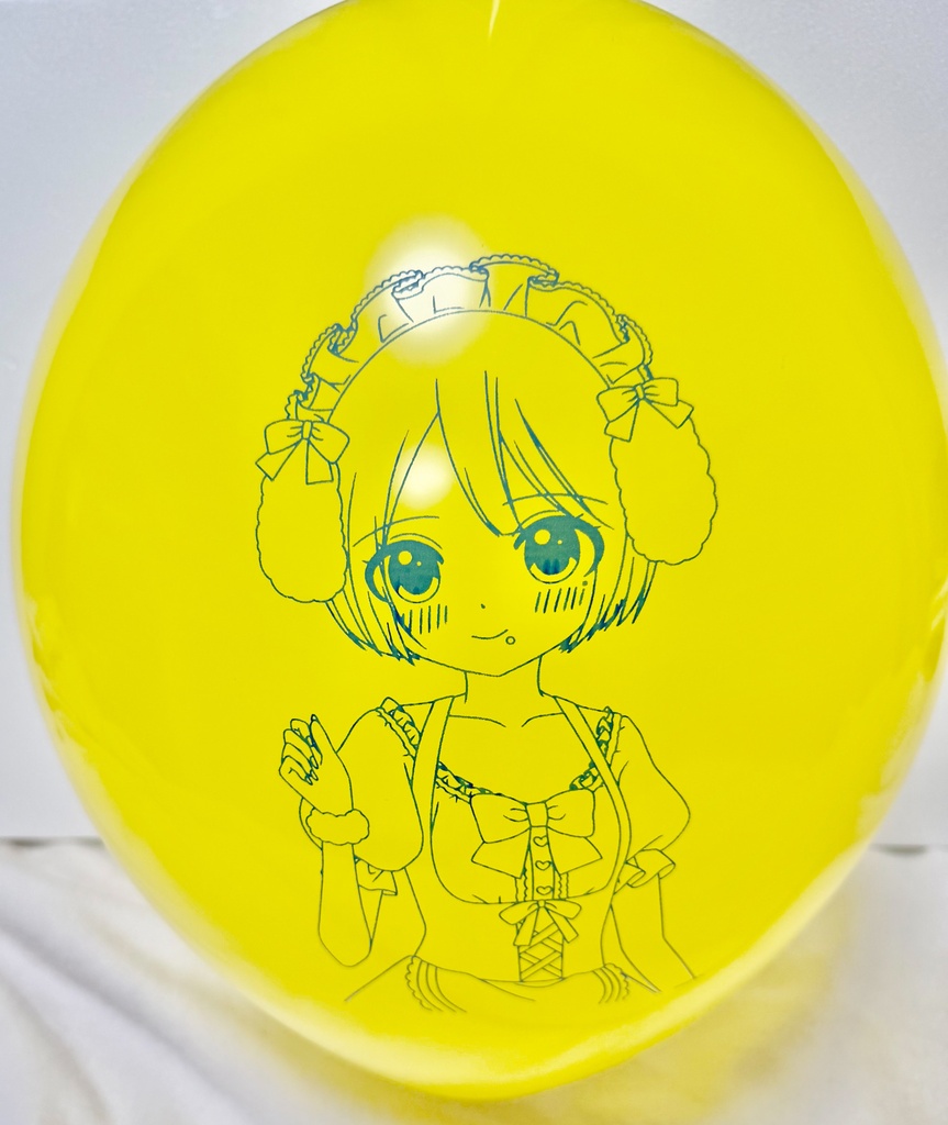 オリジナル風船9作目　ちなつちゃんふうせん