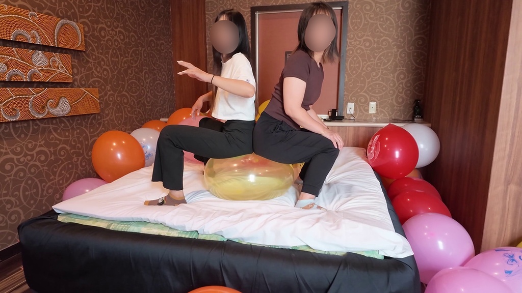 Kちゃん・Kさんの風船遊び