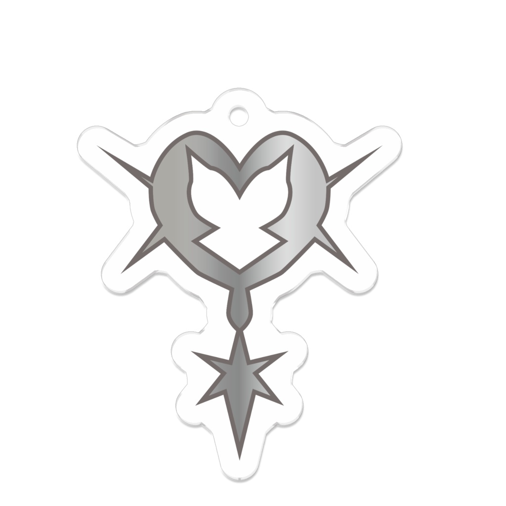 PAINED HEART(シルバーアクセサリー風)