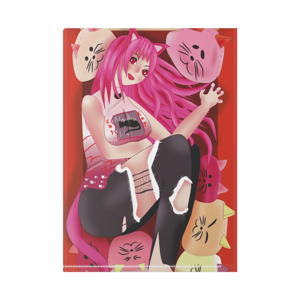 Nyanko Girlはファッションスター! クリアファイル