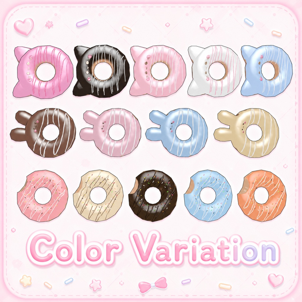 【10avatar対応】🍩Mogu-Mogu Donut🍩