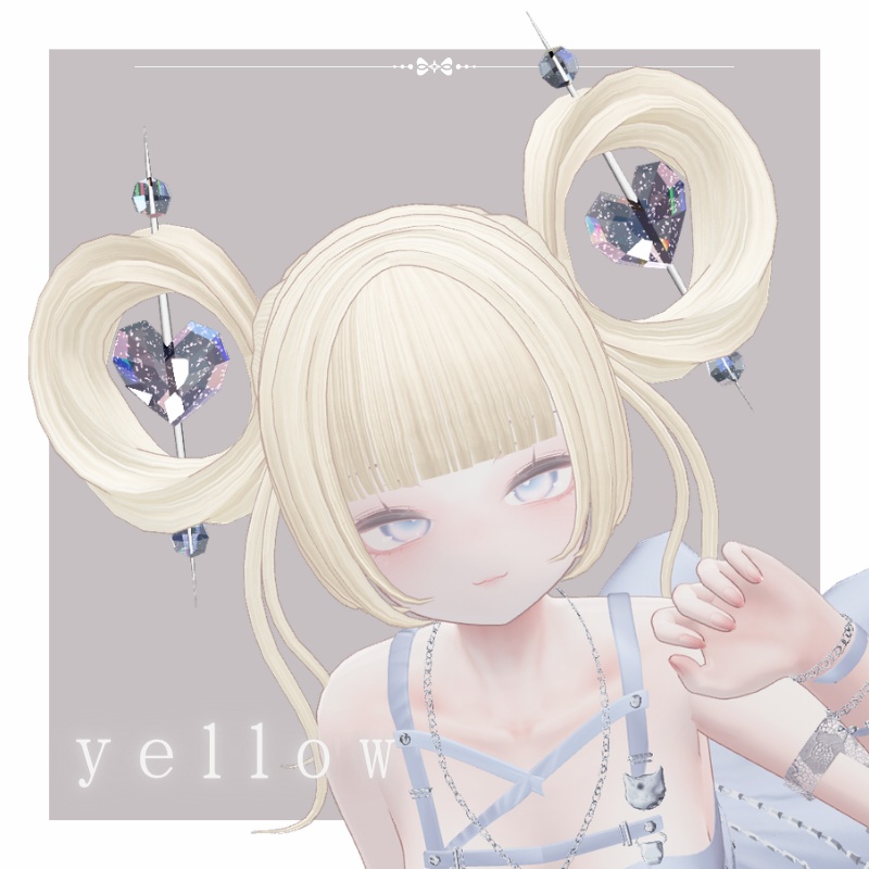 【12Avatar対応】♡Twin Ring Hair♡