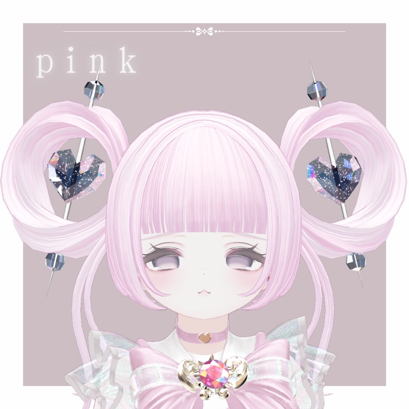 【12Avatar対応】♡Twin Ring Hair♡