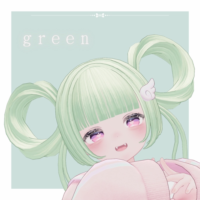 【12Avatar対応】♡Twin Ring Hair♡