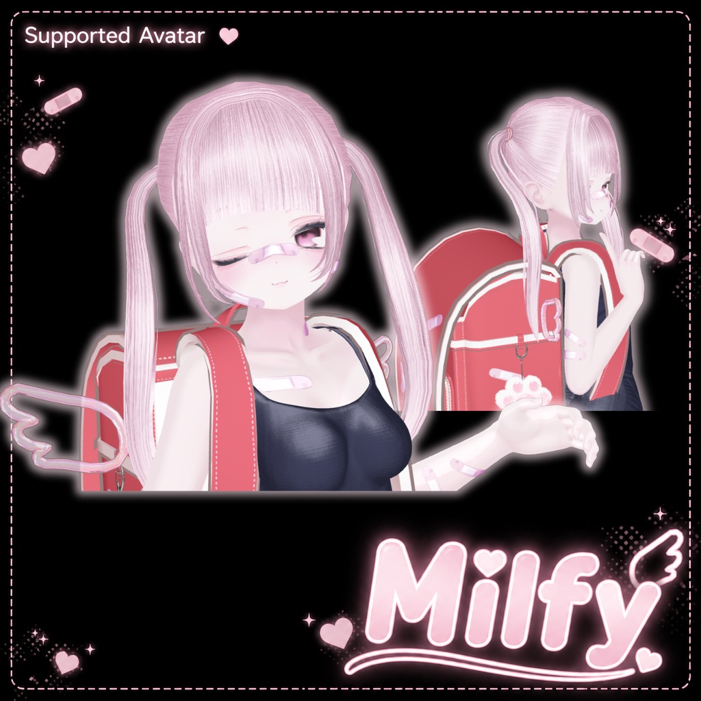 -SALE- Supports 3 avatars ❤︎Pure Twintails❤︎