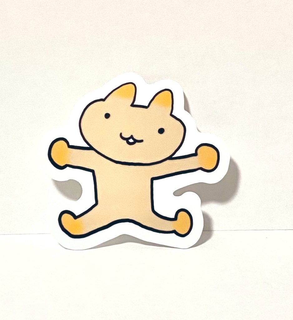 ステッカー　ねこめけ