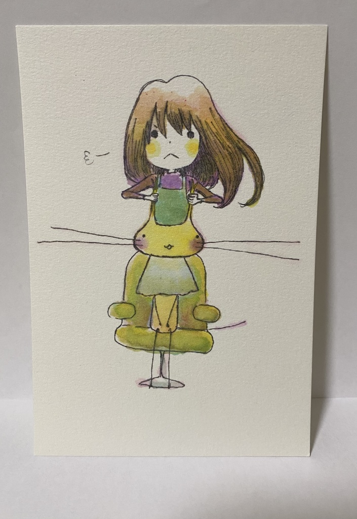 ポストカード　ふんす💨