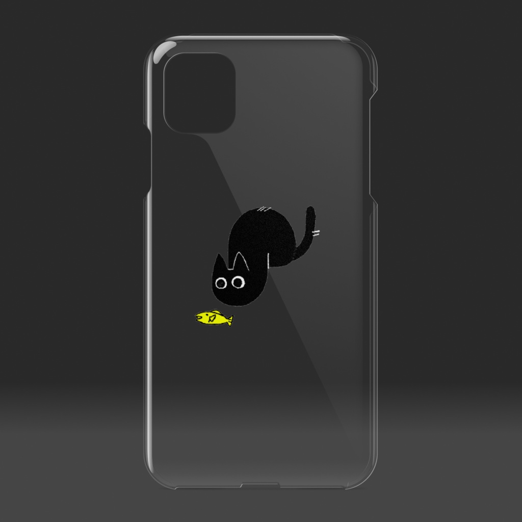 魚が気になるねこ