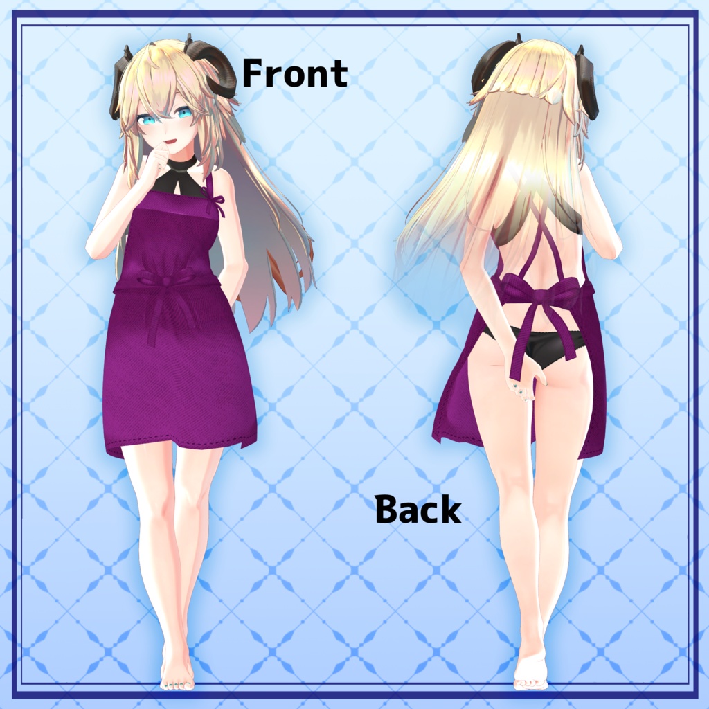 【PB対応】しんぷるエプロン【ミーシェ・メリノ対応】