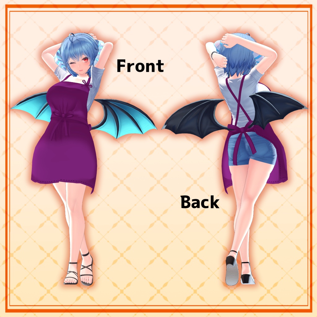 【PB対応】しんぷるエプロン【イヨ・イメリス対応】