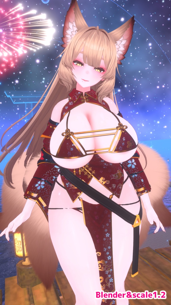 【6アバター対応】むぎゅっと♥谷間追加テクスチャ