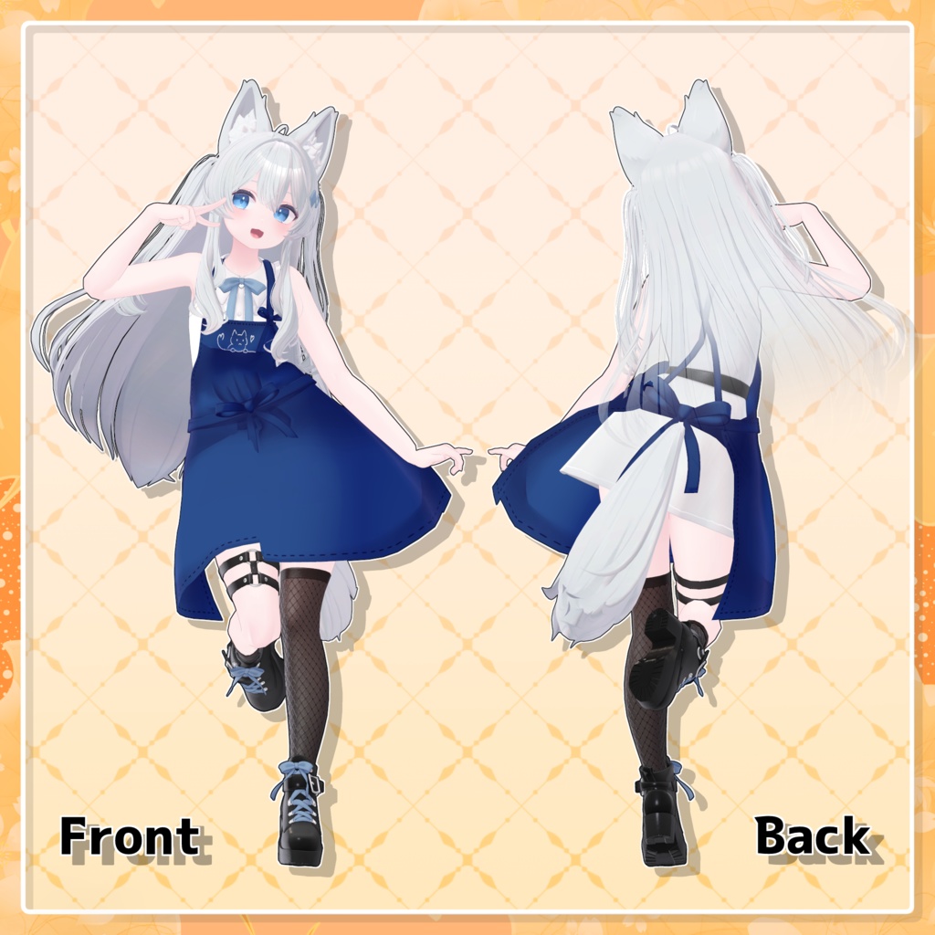 【MA設定済み】しんぷるエプロン【18アバター対応】