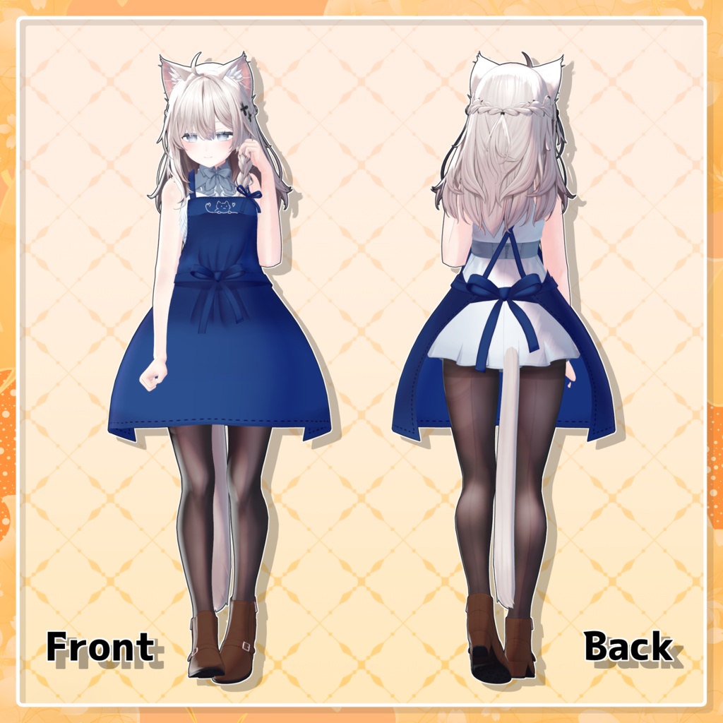 【MA設定済み】しんぷるエプロン【18アバター対応】