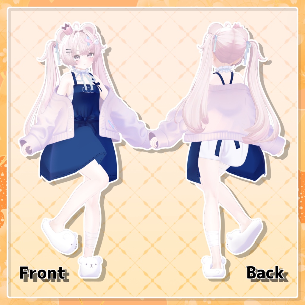 【MA設定済み】しんぷるエプロン【18アバター対応】