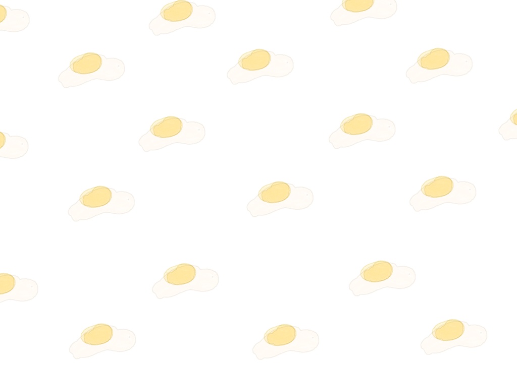 水彩風﹏目玉焼きクリアケース