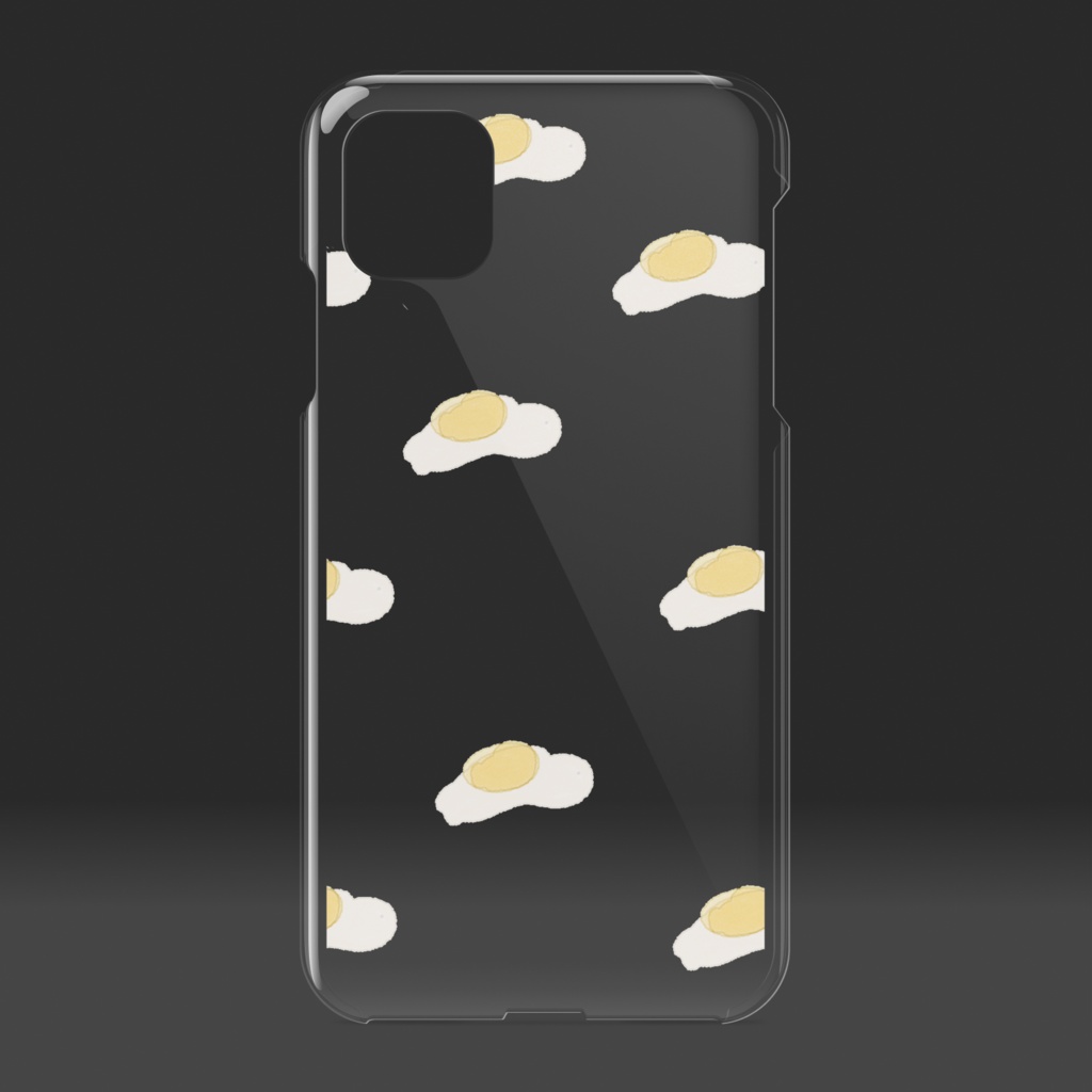 水彩風﹏目玉焼きクリアケース