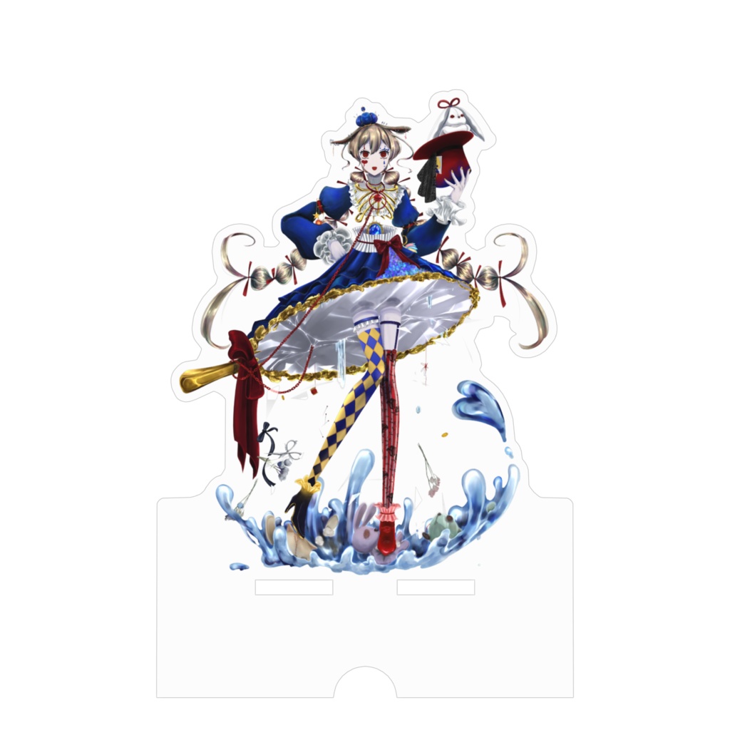 道化師の魔女スマホスタンド