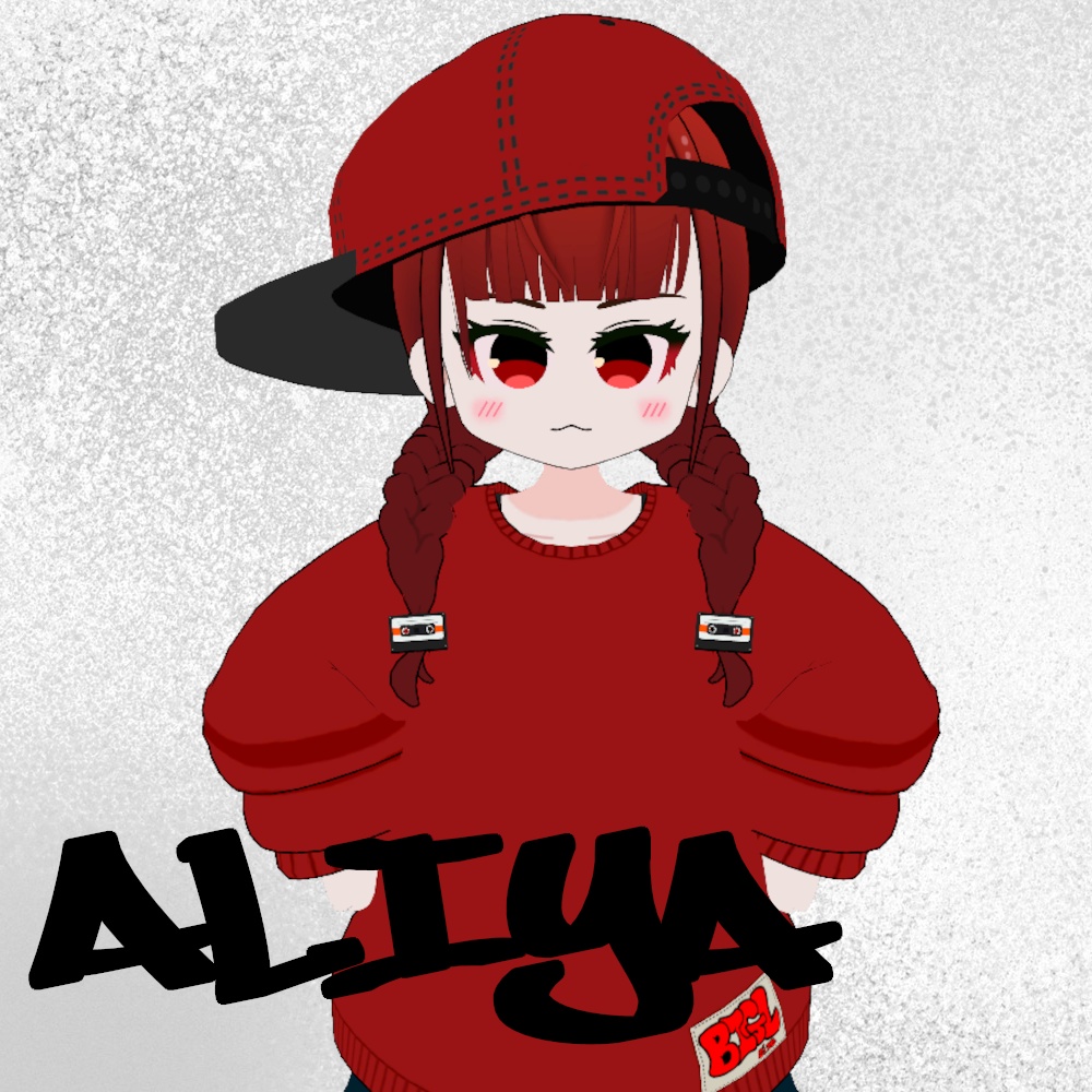 【無料】アリヤ-Aliya-【VRChat想定オリジナル3Dモデル】