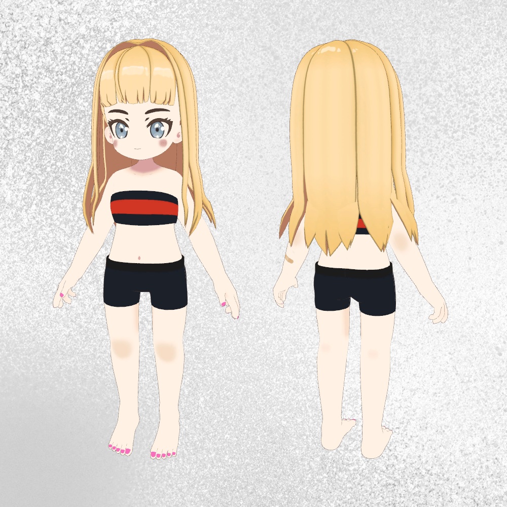 オリジナル3Dモデル「Aliya-アリヤ-」