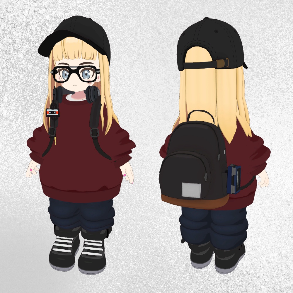 オリジナル3Dモデル「Aliya-アリヤ-」