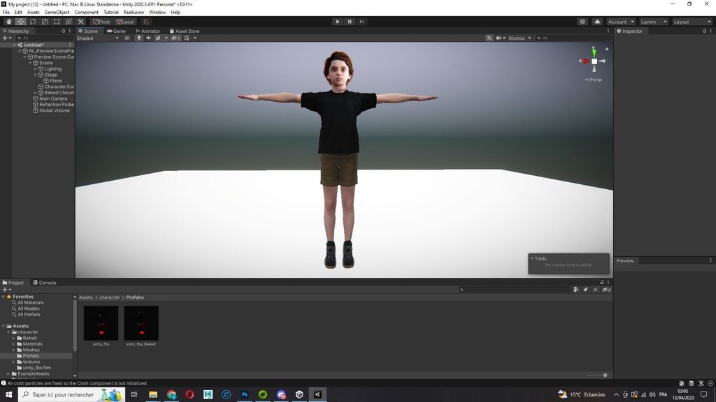 ゲーマー少年レオ - ゲーム・アニメーション制作向け3Dモデル